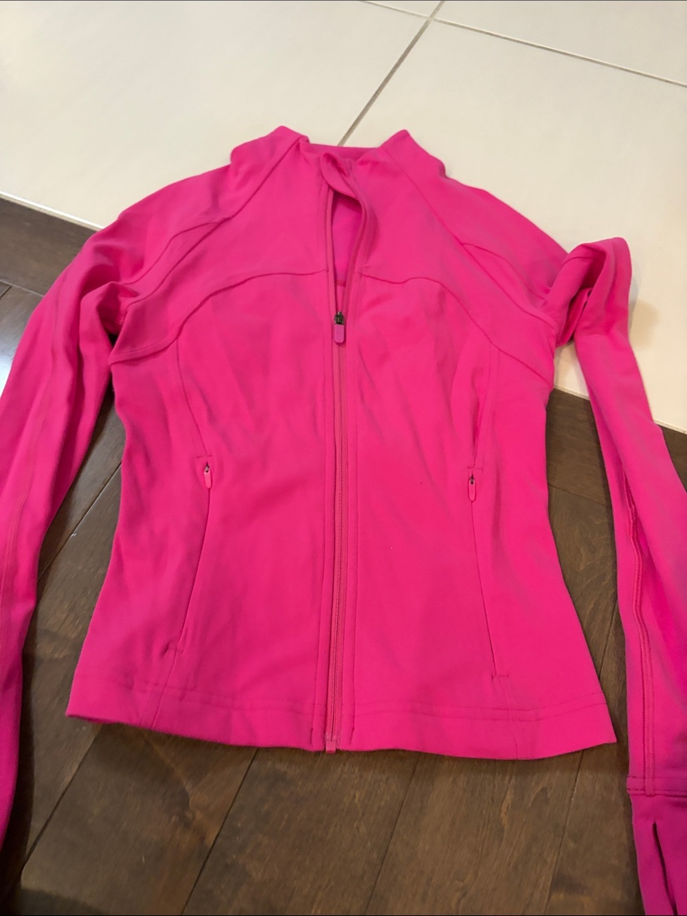lululemon athletica Bright Pink Full-Zip Utility Jacket